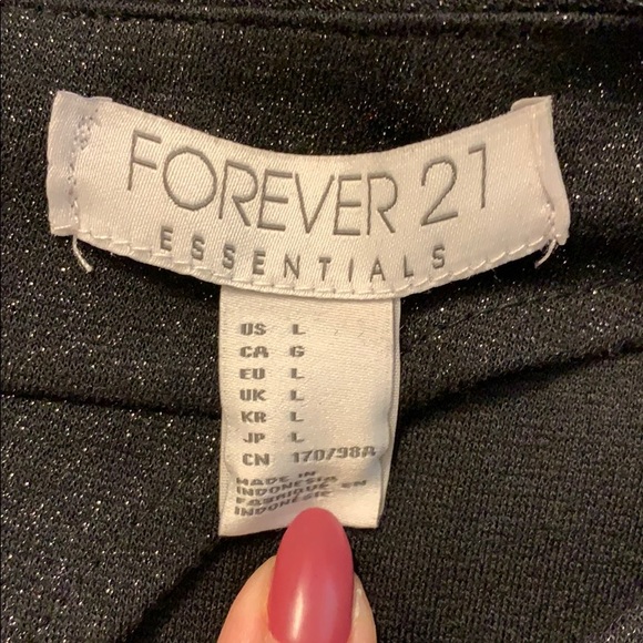 Black Sparkle Knit Dress - Picture 8 of 8